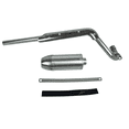 thumbnail image 1 of Chrome Muffler Exhaust Pipe Honda Apollo Dirt Bike 50 110 125cc Honda Style CRF XR, 1 of 1