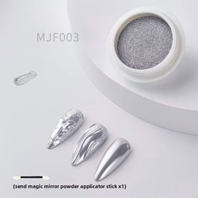 Chrome Nail Powder Holographic Cat Eye Dust Gold Silver Water Ripple Effect
