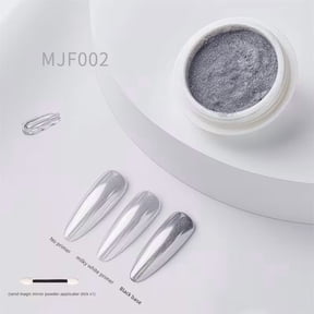Chrome Nail Powder Magic Mirror Effect Water Ripple Gold Silver Cat Eye
