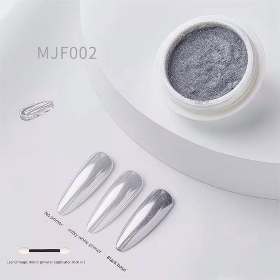 Chrome Nail Powder Magic Mirror Effect Water Ripple Gold Silver Cat Eye