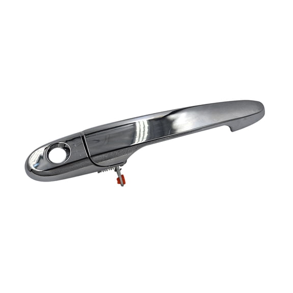 Front Chrome Outer Door Handle Hardware Replacement With Keyhole, Single Exterior Pull Handle for Vehicle Door Repair 15773795FL