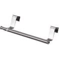 thumbnail image 1 of Chrome Over the Door Extendable Towel Holder Rack for the Kitchen, Vanity, and Bathroom, 1 of 7