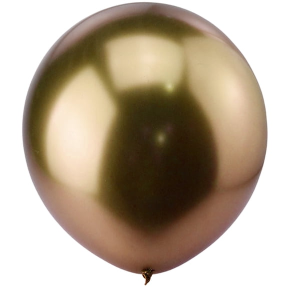 Chrome Party Balloon Pack, 36-Inch, 2-Count - Gold