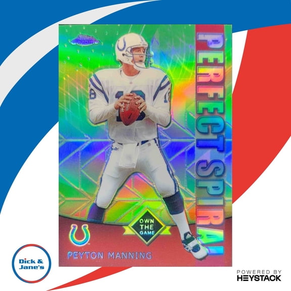 Chrome Peyton Manning #PS2 Own The Game Refractor