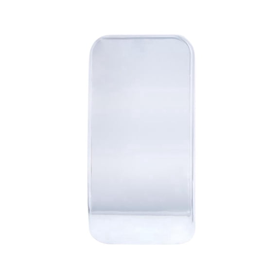 Chrome Plastic Blank Switch Covers Fits Kenworth T680, T880, W990 (Card Of 2)