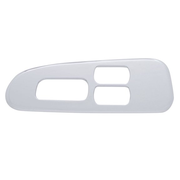 Chrome Plastic Window Switch Panel (3 Cutout) For 2006-2019 Peterbilt -Driver