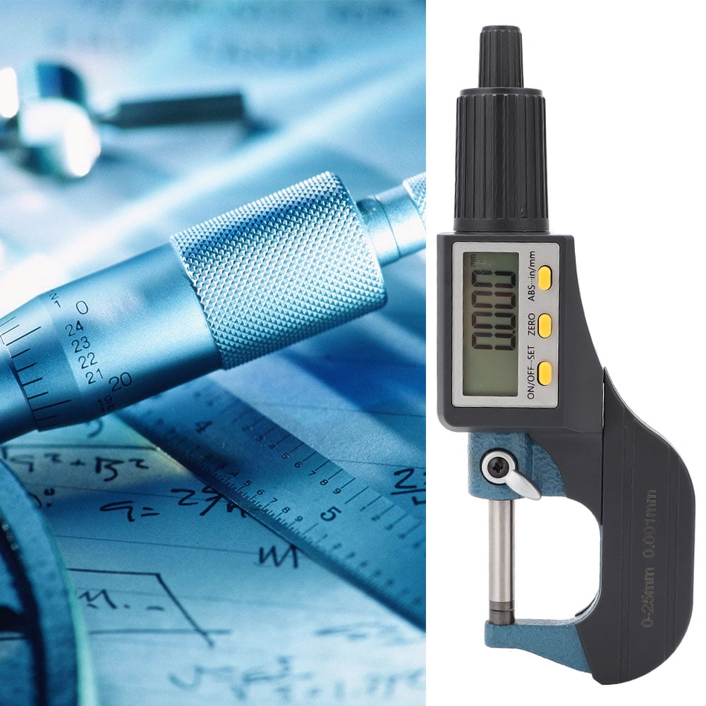 Chrome Plated Alloy Digital Micrometer with High Accuracy and Low Error