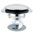 Chrome Plated Bathtub Stopper Bath, Universal Pop Up Tub Drain Stopper