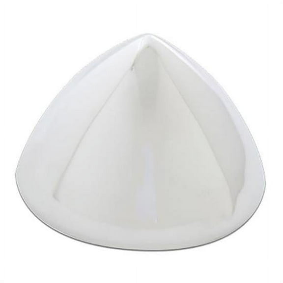 Speedway Motors Chrome Plated Bolt-On Bullet Cap, 2-1/2 Inch Diameter x 1-5/8 Inch Height, Universal Fit Accent Cap for Custom Automotive Applications