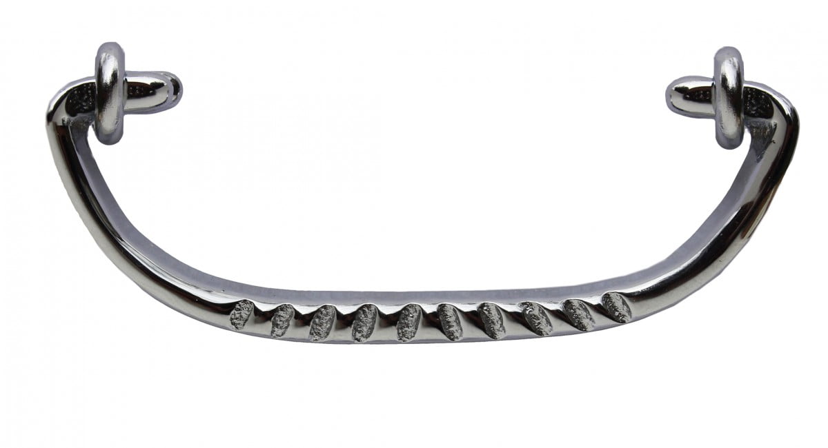Push Bail Rode Chrome Plated Brass Ribbed Bail Pull Replacement | Renovator's Supply ...
