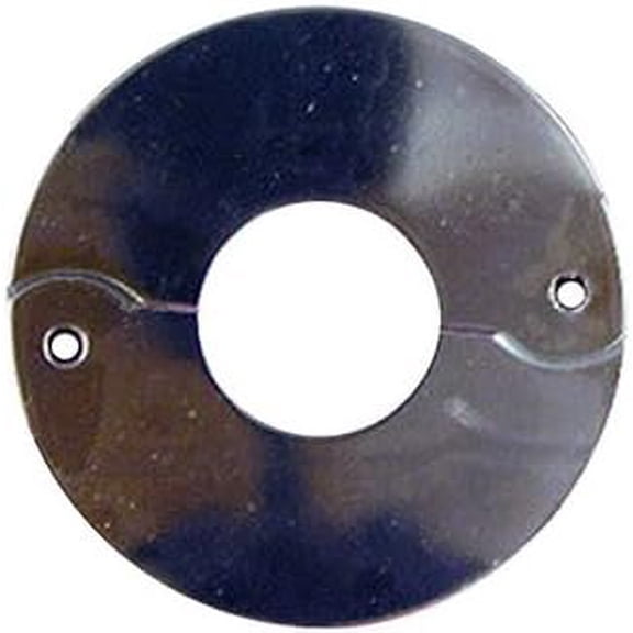 Larsen Supply Split Flange Chrome Plated Floor & Ceiling - Fits 1-Inch Iron Pipe, Silver