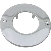 Larsen Split Flange Chrome Plated Floor & Ceiling - Fits 2-Inch Iron Pipe - Silver