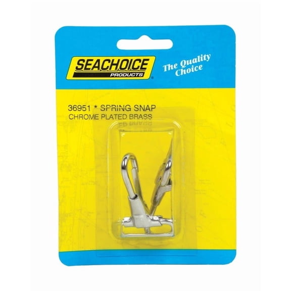 Chrome Plated Spring Snaps, Pack of 2