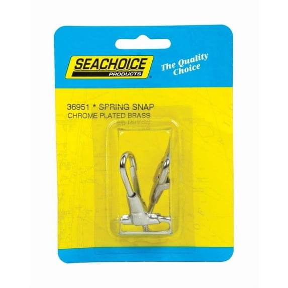 Chrome Plated Spring Snaps, Pack of 2
