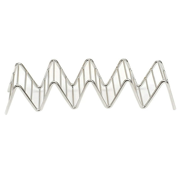 Chrome Plated Taco Shells Steady Holders, Durable Construction Stainless Steel Racks For Hands-Free Filling And Easy Storage