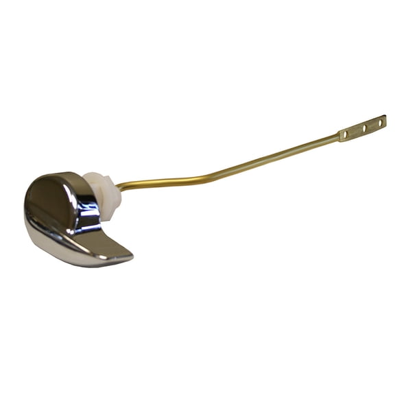 Chrome Plated Tank Trip Lever for TOTO 10" Brass Arm with Plastic Spud and Nut,