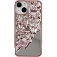 thumbnail image 1 of Chrome Plating Electroplated Mirror Compatible with iPhone Case (Pink,iPhone 15), 1 of 7
