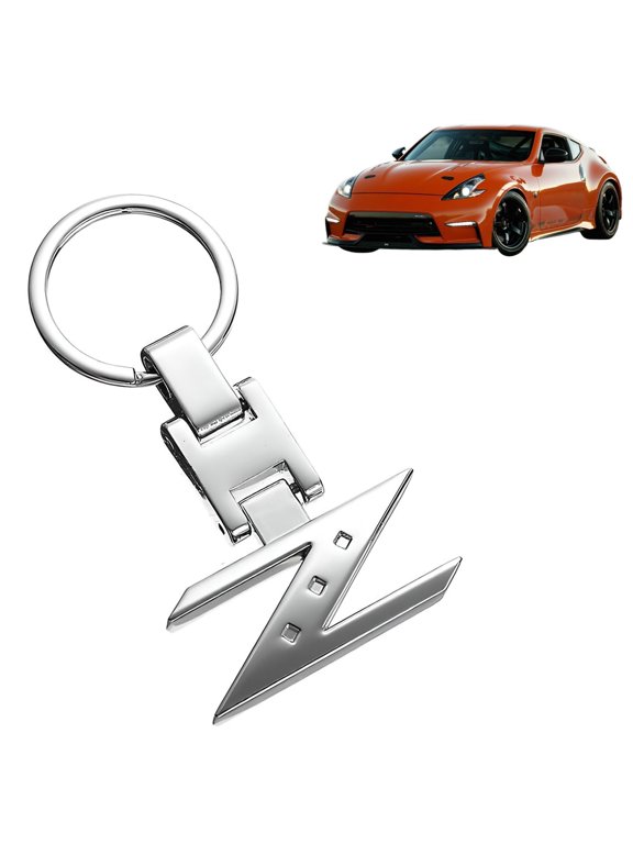 Chrome Polished Ally Metal Letter Z Key Chain Ring For Nissan 240ZX 280ZX 300ZX 350Z 370Z Z Car