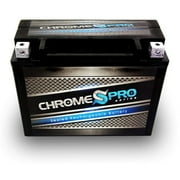 Chrome Pro Battery Y50-n18l-a3 (50-n18l-a3 12 Volts,20 Ah, 260 Cca) Motorcycle Battery for Honda 1500cc Gl1500 Gold Wing 1995