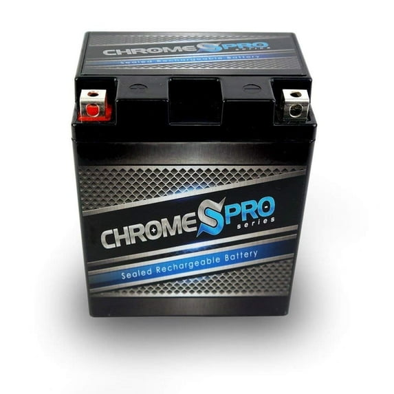 Chrome Pro Battery Yb14a-a2 (14a-a2 12 Volts,14 Ah, 190 Cca) Atv Battery for Brp (can-am) Rally Year (02-06)