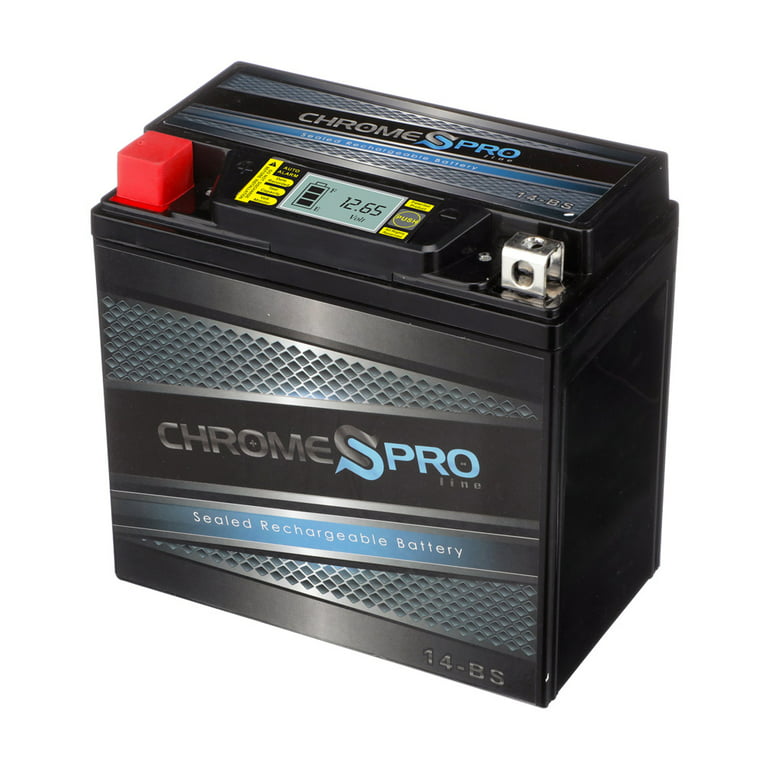 Chrome Pro Battery Ytx14-Bs Igel High Performance - Maintenance Free -  Sealed Agm Motorcycle Battery 