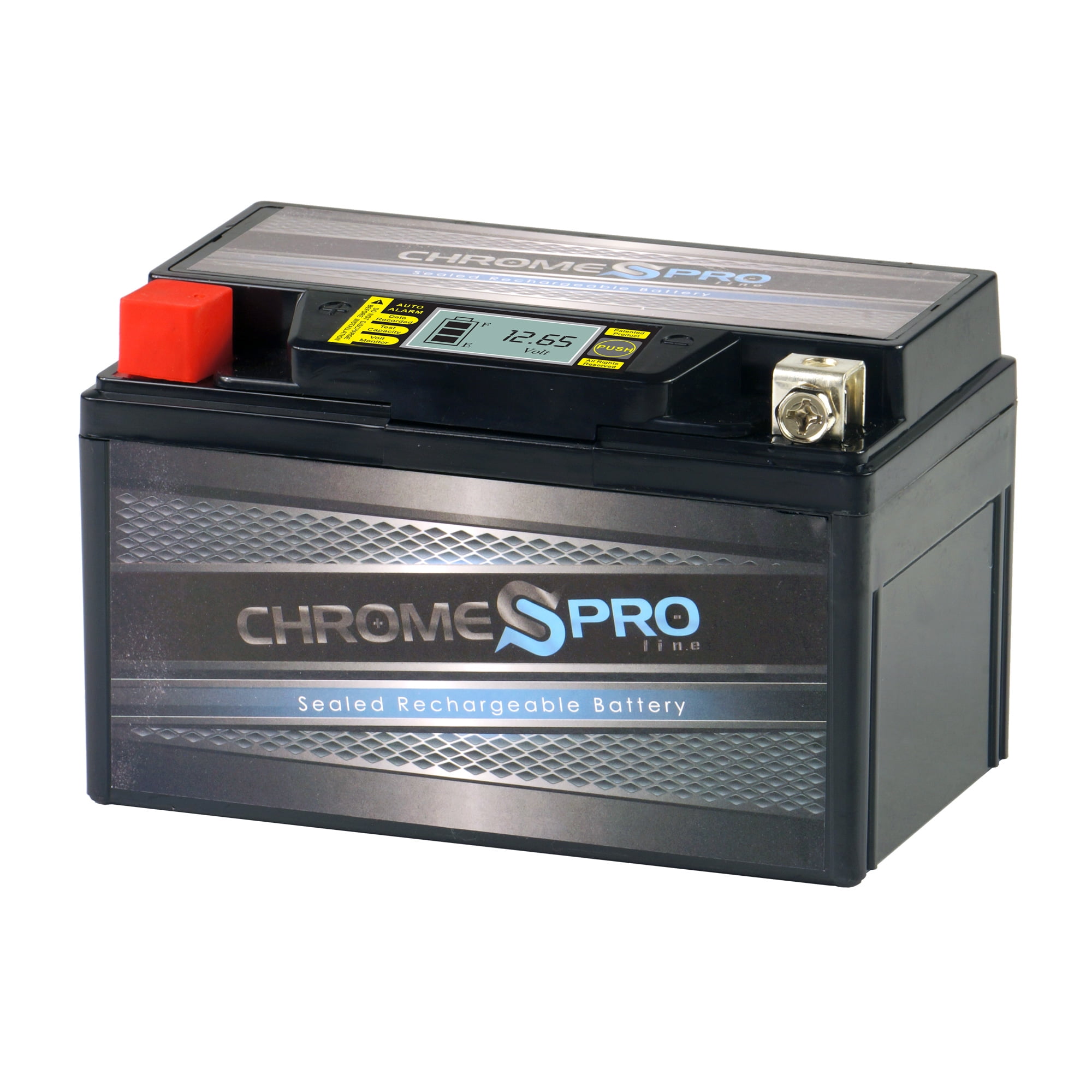 Chrome Pro Battery Ytx7abs (7abs 12 Volts,6 Ah, 100 Cca) Sealed AGM
