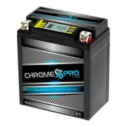 Chrome Pro Battery Ytx7l-bs (7l-bs 12 Volts,6 Ah, 75 Cca) iGel Motorcycle Battery for Atk Electric Start 1999