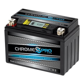 Chrome Pro Battery Ytx9-bs (9-bs 12 Volts,8 Ah, 120 Cca) High Performance Power Sports Battery