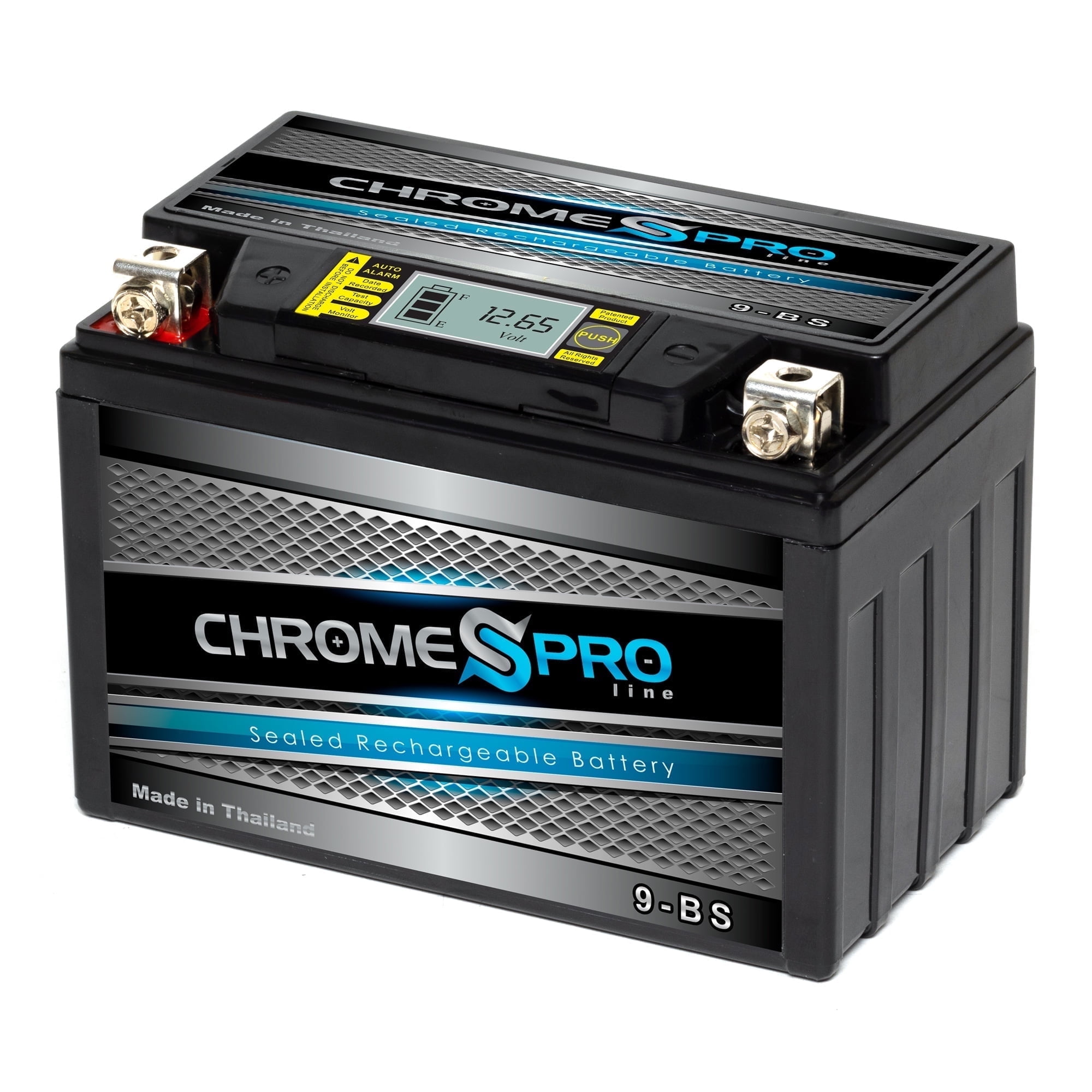 Chrome Pro Battery Ytx9-bs (9-bs 12 Volts,8 Ah, 120 Cca) iGel Motorcycle Battery for Honda 600cc Vt600c Cd Shadow Deluxe Vlx 2001