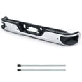 thumbnail image 1 of Chrome Rear Bumper w Sensor Holes for 2019-2024 Silverado Sierra 1500 More, 1 of 13