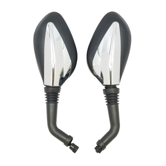 Chrome Rear View Mirror 8mm GY6 Scooter Moped Vespa Peace Tao Tao 50cc 150cc 250cc