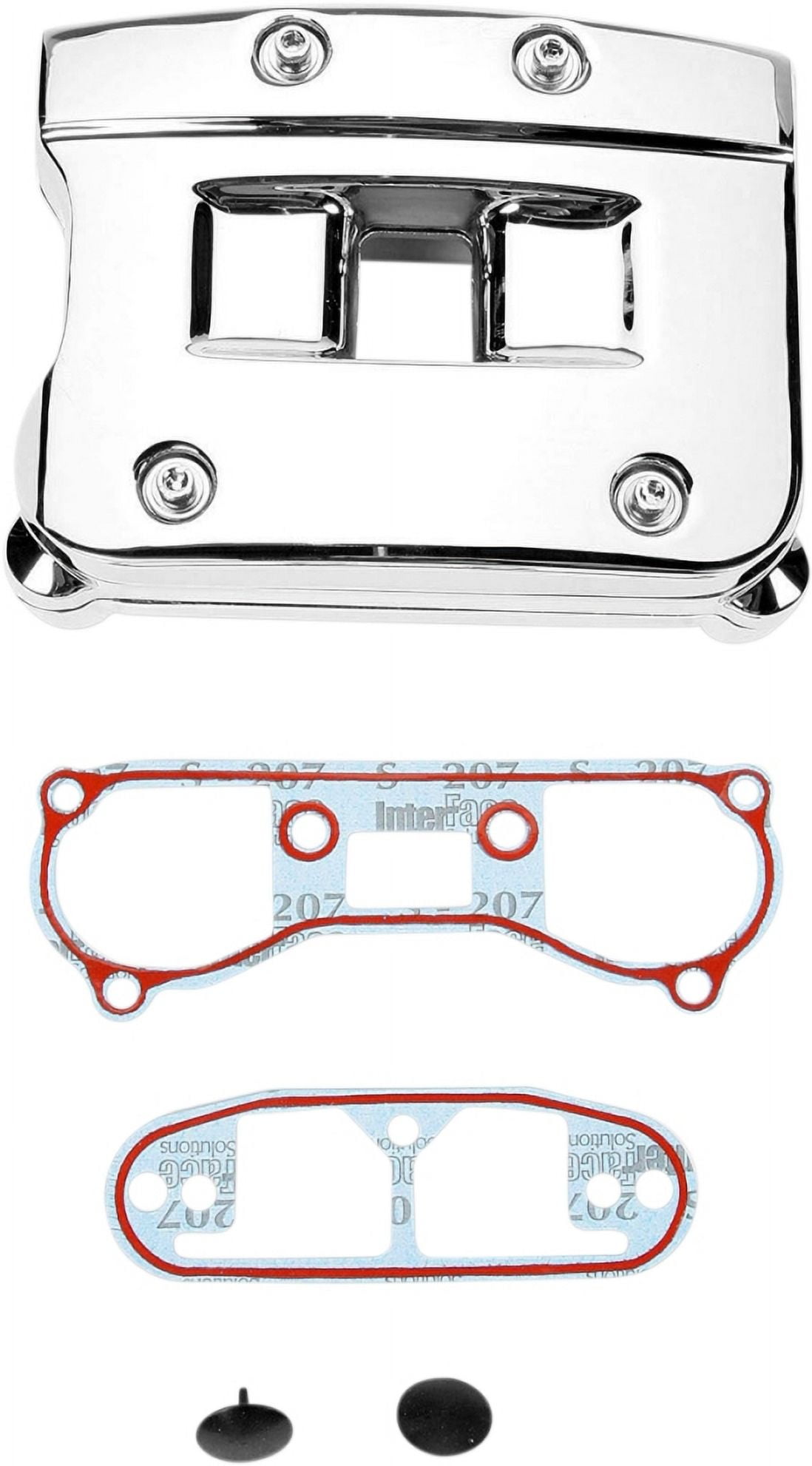 Chrome Rocker Box Allen Screw Kit C-80-115Y - Complete Hardware Set For Engine Covers