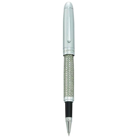 Charles Hubert Silver-tone Mesh Roller Ball Pen GM9186