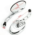 thumbnail image 1 of Chrome Round Motorcycle Rearview Mirrors For Yamaha V-Star 650 950 1100 1300 US, 1 of 5