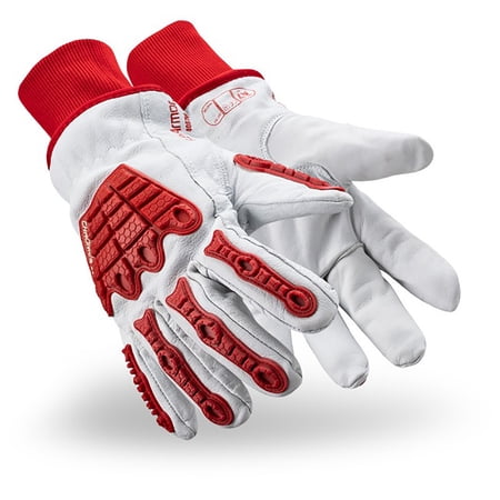 Chrome SLT 4067W-S Leather Winter Gloves Impact Work Gloves, A7 Cut, C100 Thinsulate Liner, Small