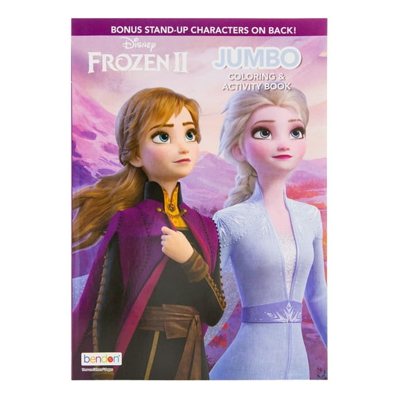 FROZEN 2 Coloring Book 1 Titles, Fun Game Workbook for Learning Drawing Coloring, 80 Pages, 1-Pack
