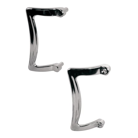 Chrome, Shower Door Handle Set (1 Set)