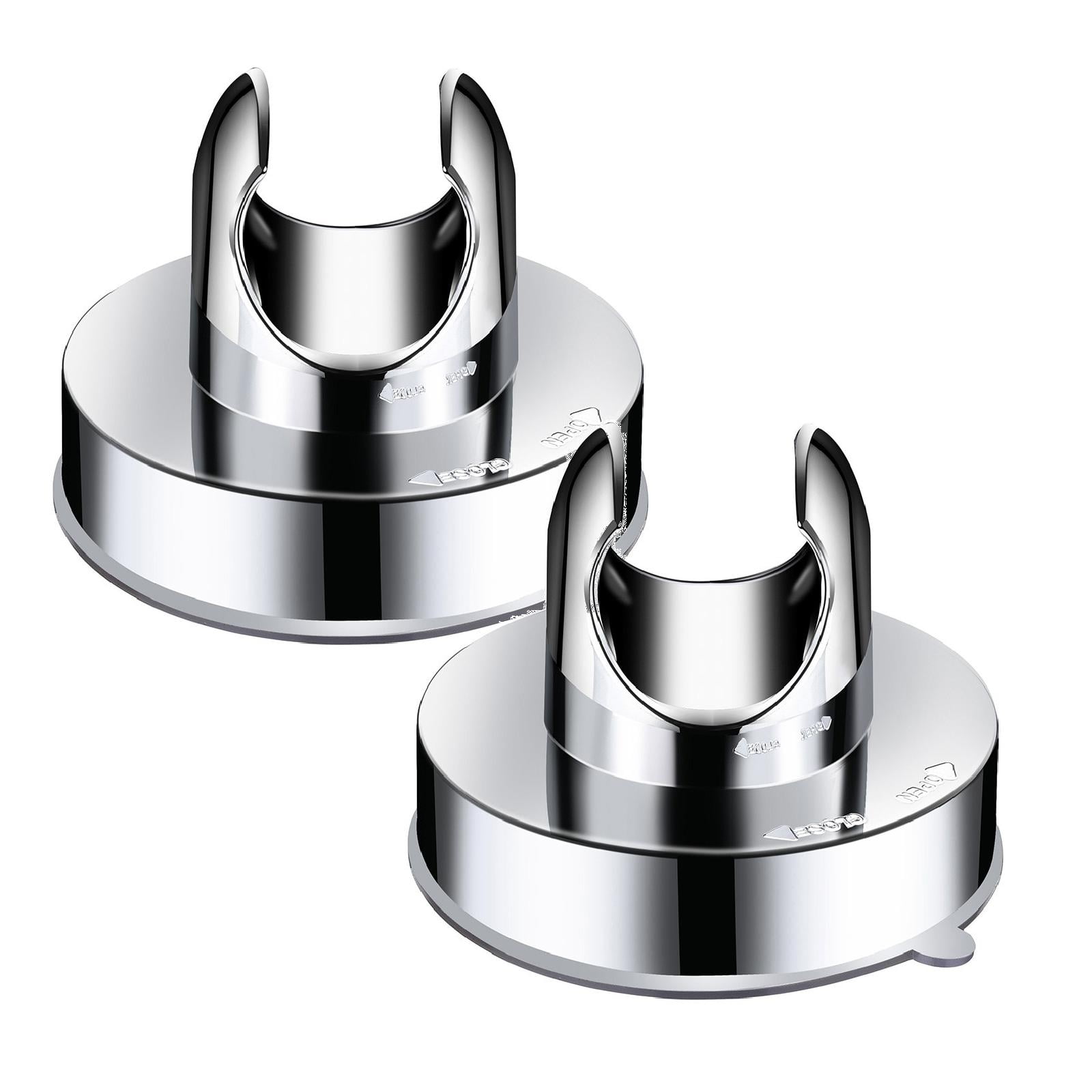Chrome Shower head holder suction cup wall mount hand held,Shower mount,Handheld bracket 2PCS