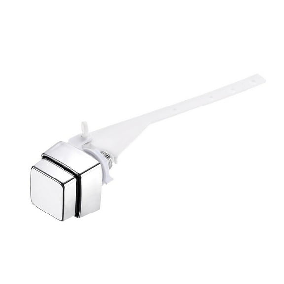 Chrome Side Mount Toilet Flush Lever Handle With 3-Hole Adjustable Design,Plastic Tank Button Replacement,For Bathroom Toilets