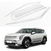Chrome Side Wind Deflectors 6p for 2024 2025 2026 EV9