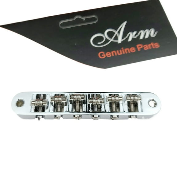 Chrome Silver Gold Tune-O-Matic Roller Saddle Electric Guitar Bridge For LP SG Guitar ( post hole 4.2MM ) MADE IN KOREA