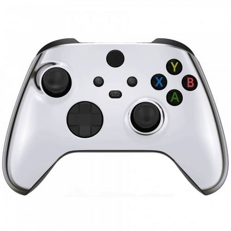 "Chrome Silver" Xbox One X UN-MODDED Custom Controller Unique Design (with 3.5 jack)