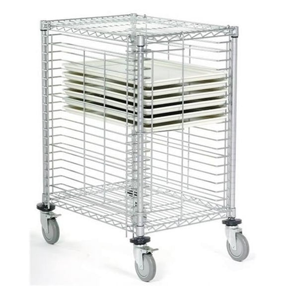 Chrome Single Compartment Tray Truck - 19-18 x 26 in.