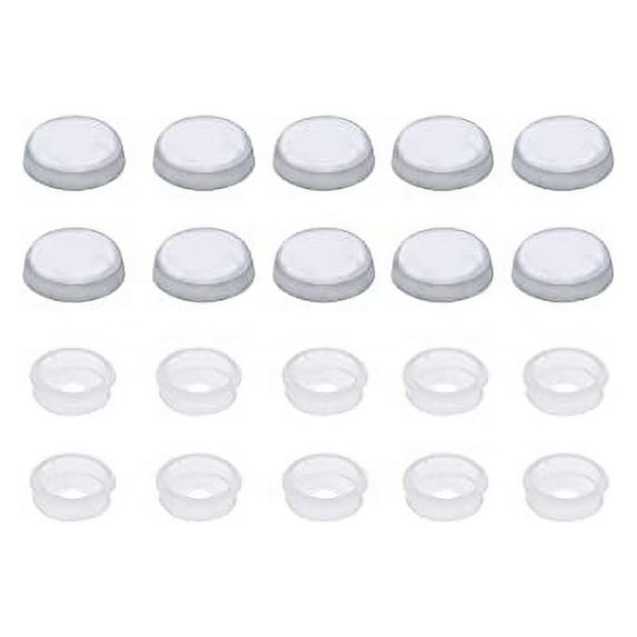 Chrome Snap-On Screw Cover for #6/#8 Screws (10 Pack)