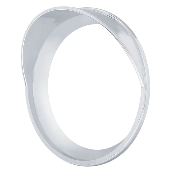 Chrome Speed/Tachometer Gauge Bezel with Visor 2006-18 Fits Kenworth