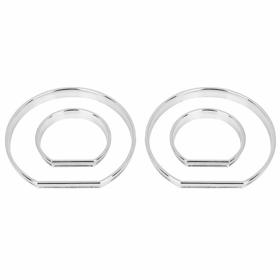 Chrome Speedometer Gauge Dial Rings Trim Decroation Frame Kit for BMW E46 1999-2006