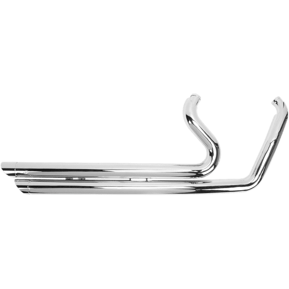 Cobra Speedster Slashdown Full System Exhaust Chrome 2-Into-2 Shotgun Pipes for Harley-Davidson Dyna 2006-2011 (6857)