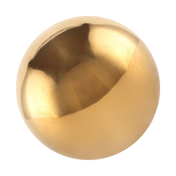 GOOHOCHY Outdoor Gazing Ball Reflective Mirror Sphere Golden Stainless Steel Garden Decor 7.9x7.9in 1 Set