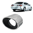 thumbnail image 1 of Chrome Stainless Steel Exhaust Tip Tail Pipe Muffler For Honda /Accord 2008 2009 2010 2011 2012, 1 of 7