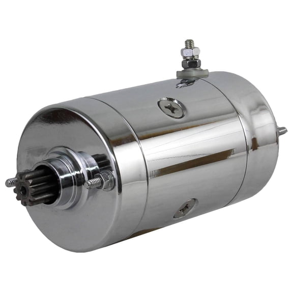 Chrome Starter Fits Harley Davidson Fxef Super Glide Fat Bob 1340Cc Hitachi 84